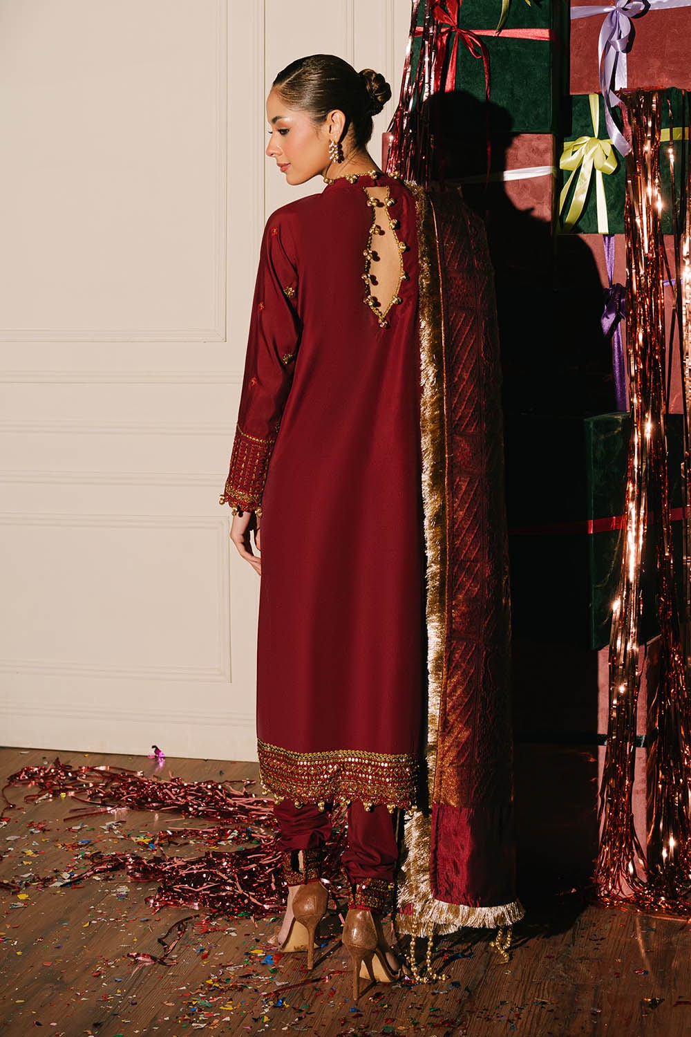 Gul Ahmed | Festive Eid 25 | FE-52075 -  Gul Ahmed Ladies Clothes - Original Designer Dress - House of Maryam