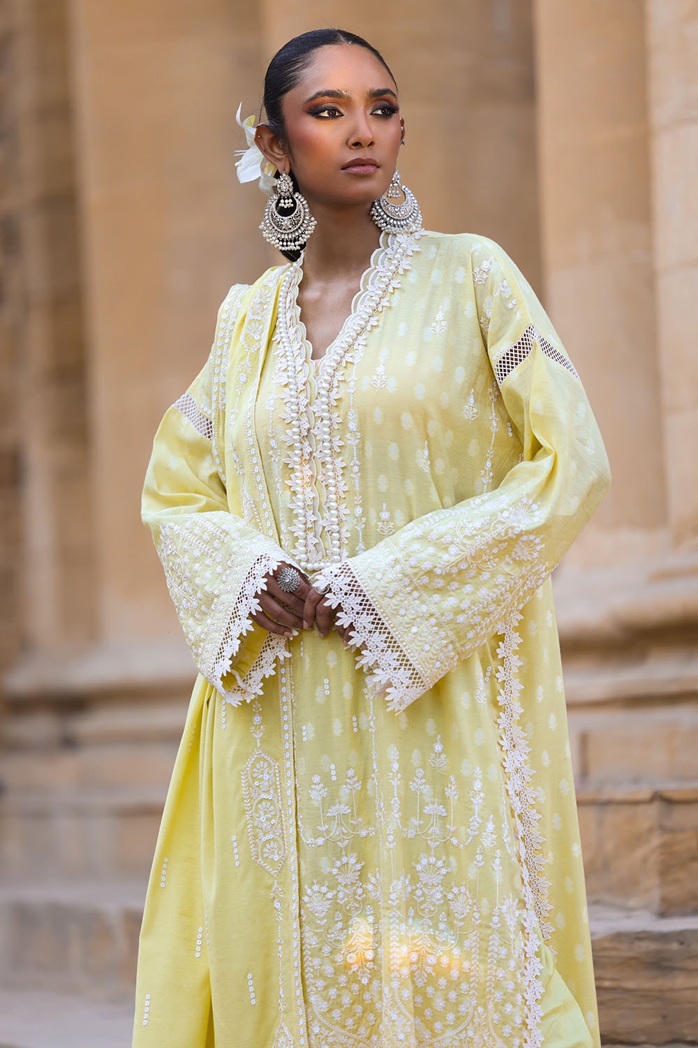 Gul Ahmed | Festive Eid 25 | FE-52080 -  Gul Ahmed Ladies Clothes - Original Designer Dress - House of Maryam