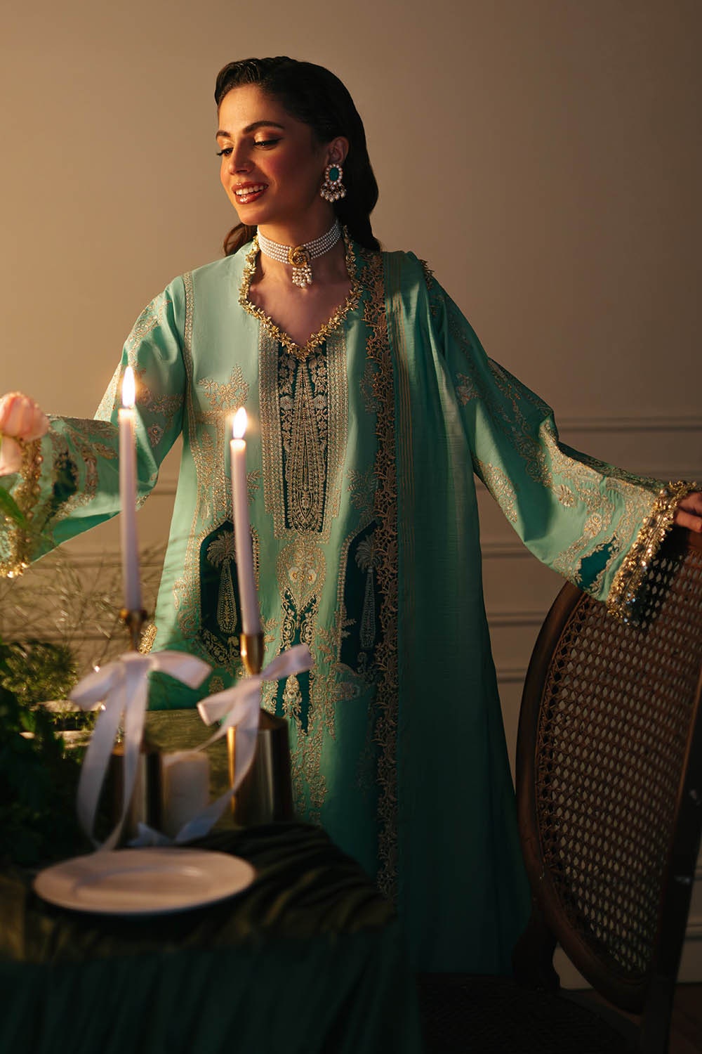 Gul Ahmed | Festive Eid 25 |  FE-52083 -  Gul Ahmed Ladies Clothes - Original Designer Dress - House of Maryam