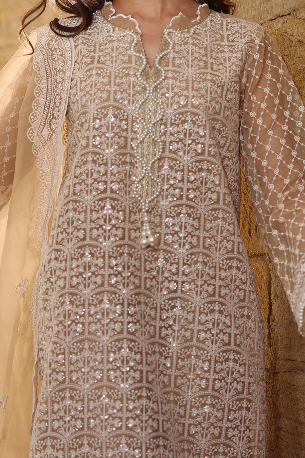 Gul Ahmed | Festive Eid 25 | FE-52087 -  Gul Ahmed Ladies Clothes - Original Designer Dress - House of Maryam
