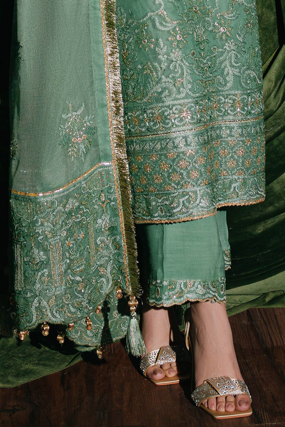 Gul Ahmed | Festive Eid 25 | FE-52088 -  Gul Ahmed Ladies Clothes - Original Designer Dress - House of Maryam