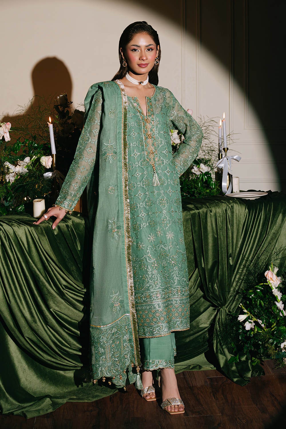 Gul Ahmed | Festive Eid 25 | FE-52088 -  Gul Ahmed Ladies Clothes - Original Designer Dress - House of Maryam