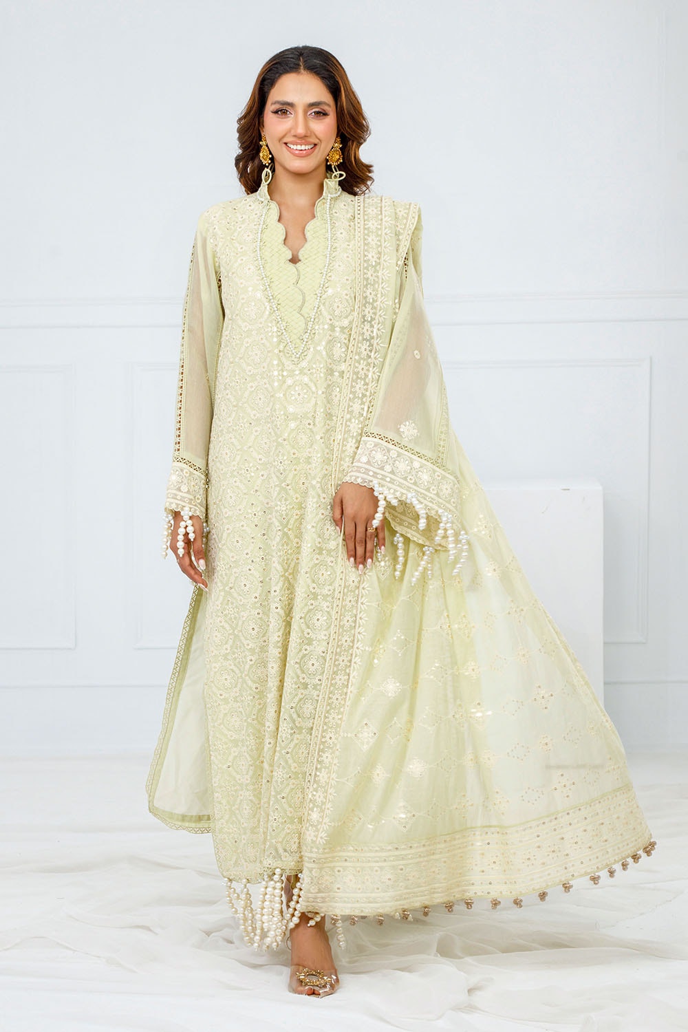 Gul Ahmed | Festive Eid 25 | FE-52080 -  Gul Ahmed Ladies Clothes - Original Designer Dress - House of Maryam