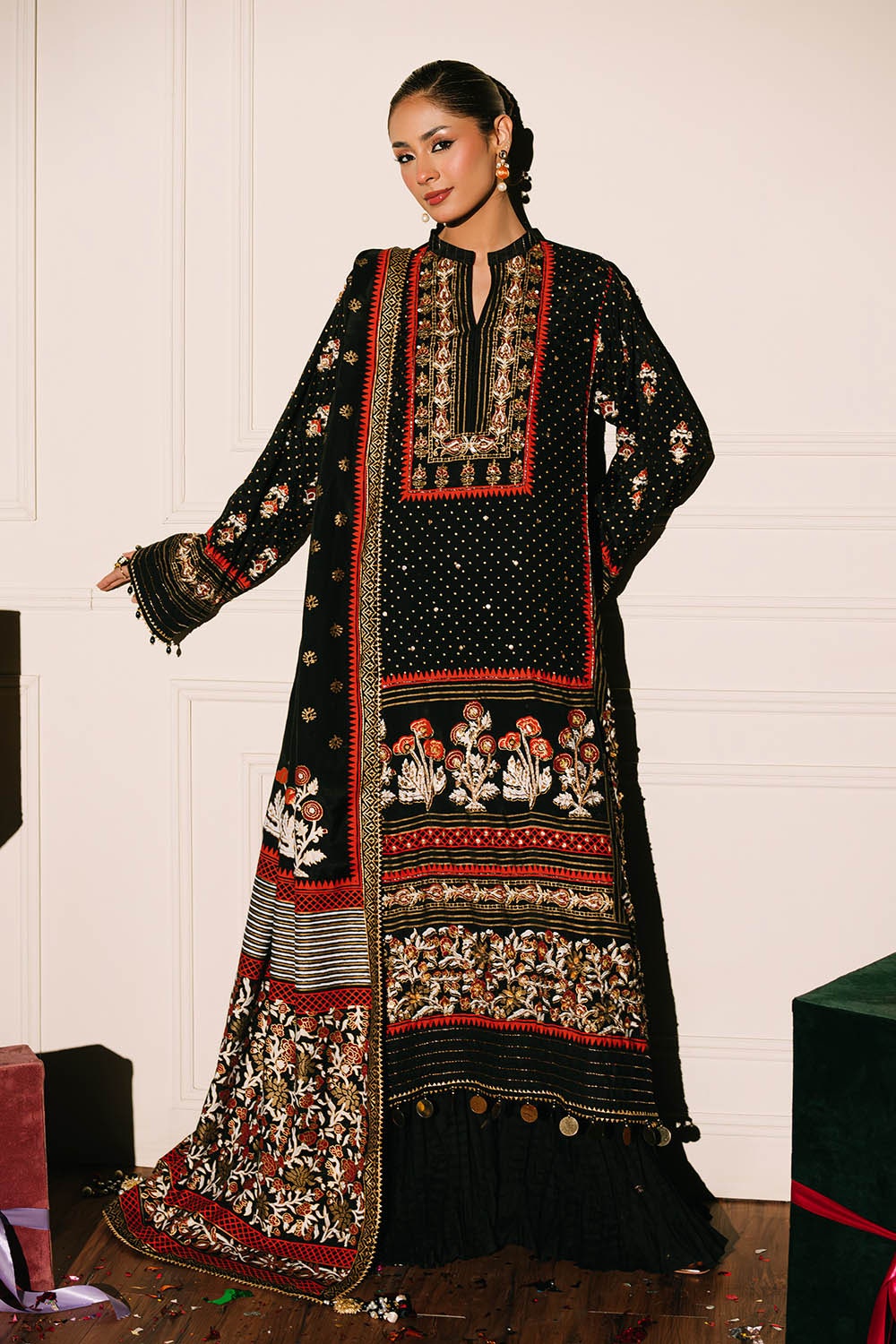 Gul Ahmed | Festive Eid 25 | FE-52091 -  Gul Ahmed Ladies Clothes - Original Designer Dress - House of Maryam