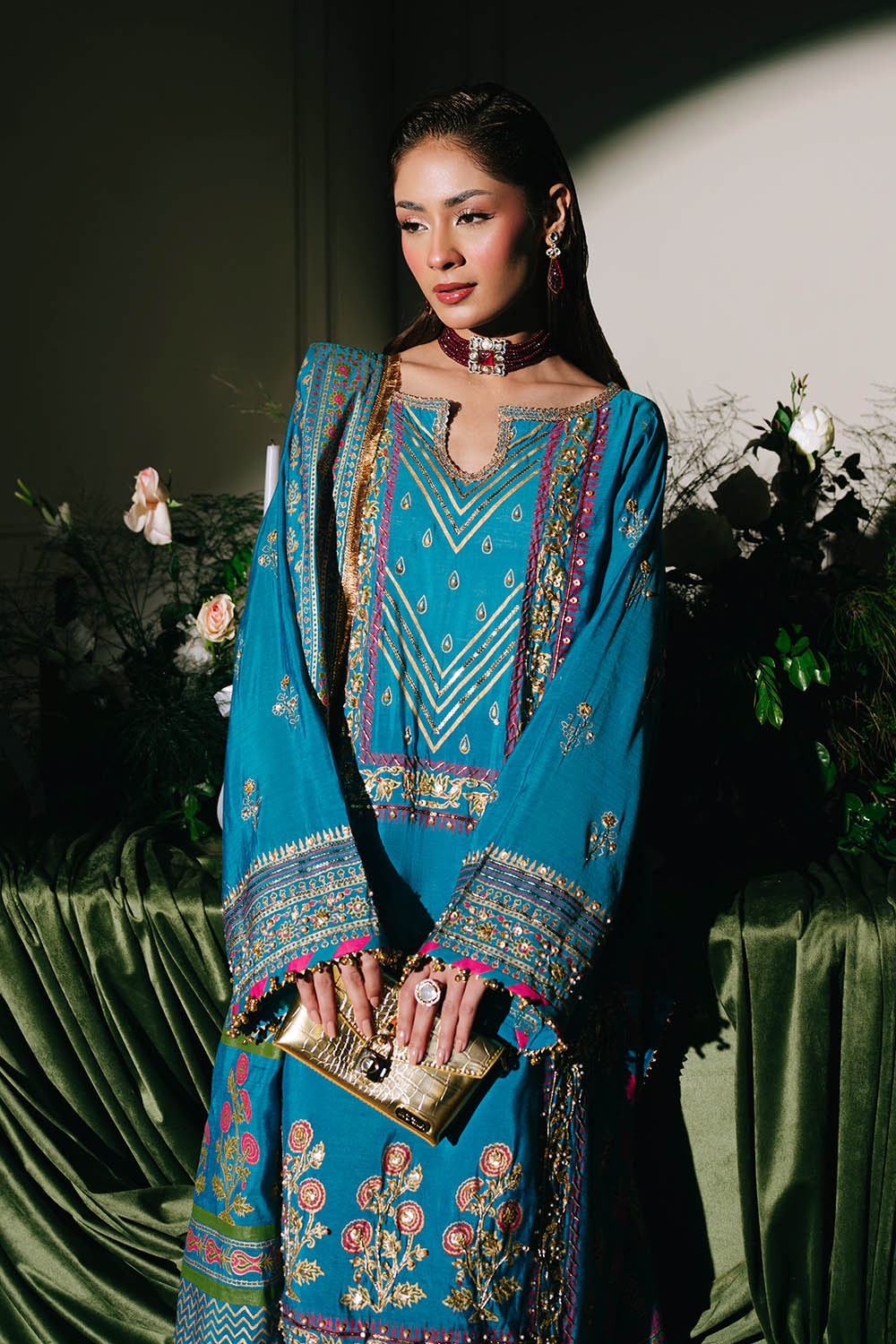 Gul Ahmed | Festive Eid 25 | FE-52094 -  Gul Ahmed Ladies Clothes - Original Designer Dress - House of Maryam