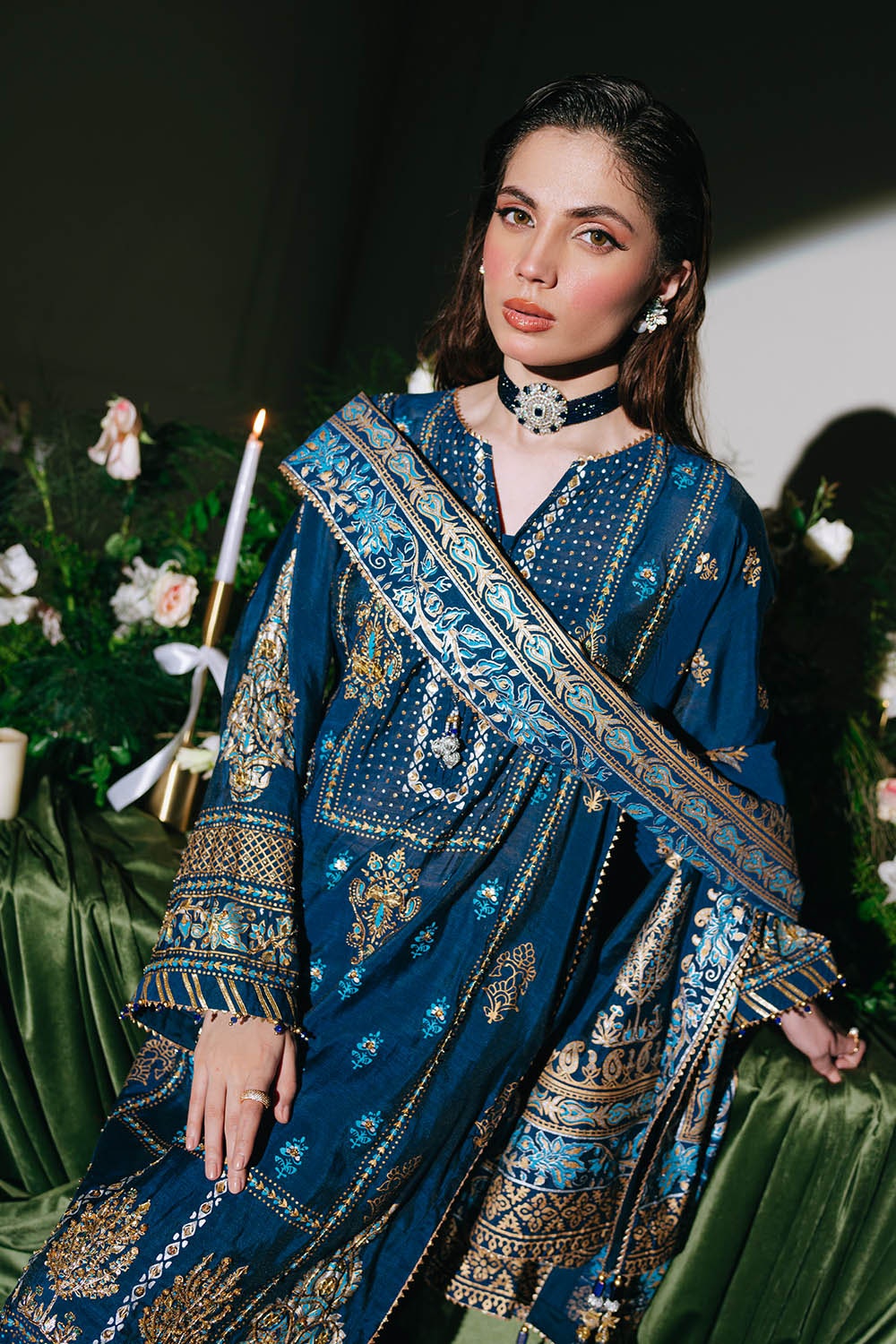 Gul Ahmed | Festive Eid 25 | FE-52095 -  Gul Ahmed Ladies Clothes - Original Designer Dress - House of Maryam