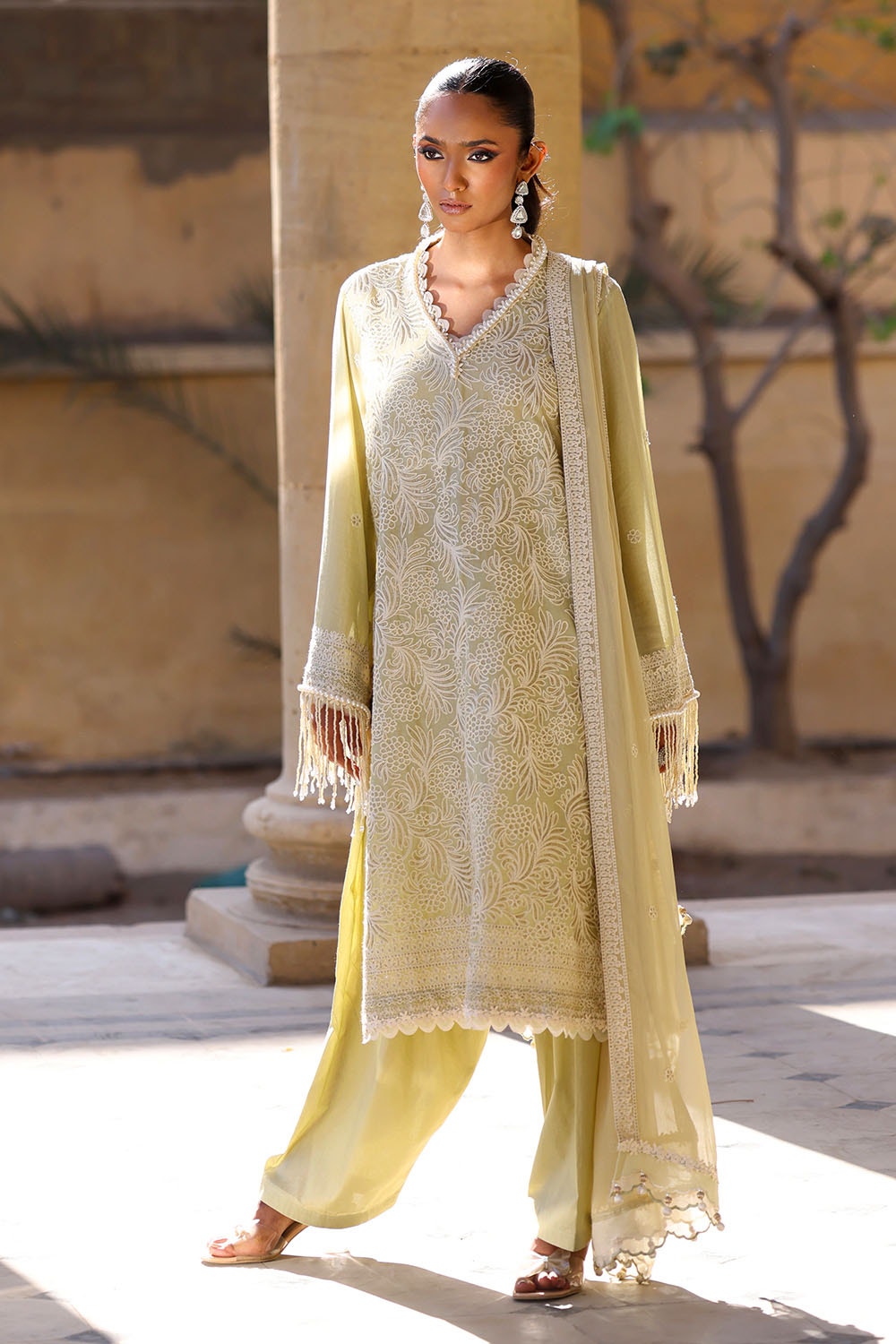 Gul Ahmed | Festive Eid 25 |  FE-52104 -  Gul Ahmed Ladies Clothes - Original Designer Dress - House of Maryam