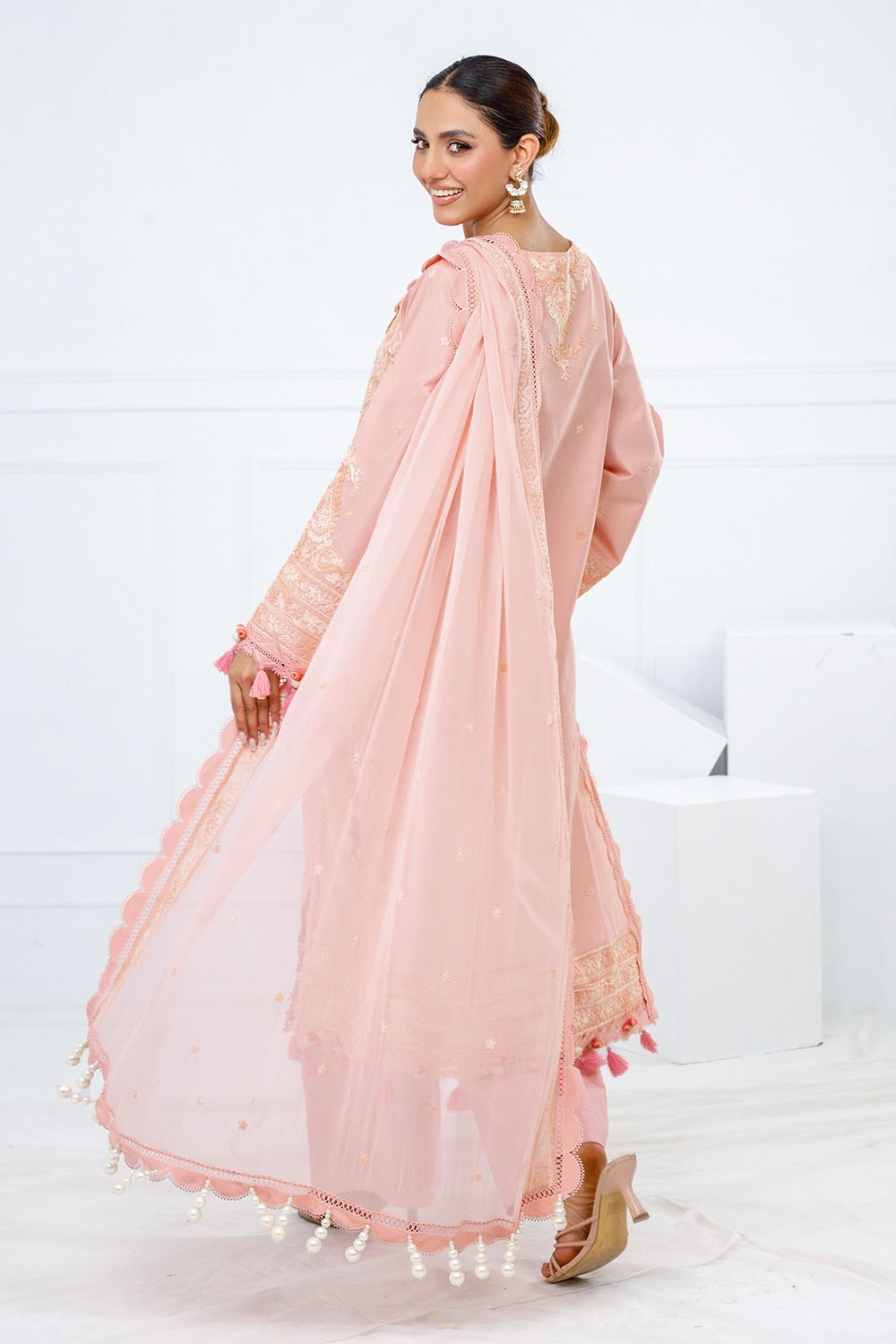 Gul Ahmed | Festive Eid 25 | FE-52120 -  Gul Ahmed Ladies Clothes - Original Designer Dress - House of Maryam