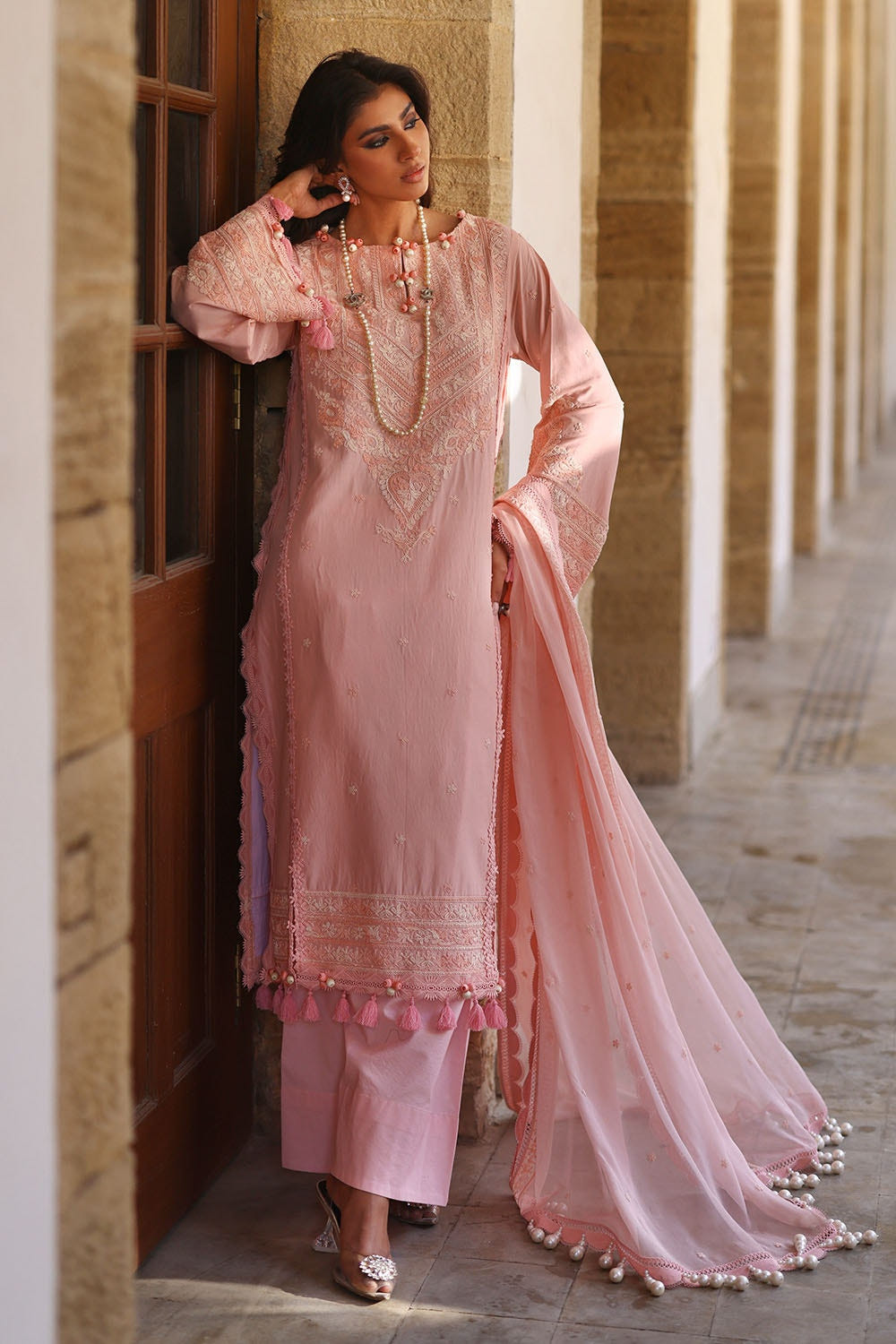 Gul Ahmed | Festive Eid 25 | FE-52120 -  Gul Ahmed Ladies Clothes - Original Designer Dress - House of Maryam
