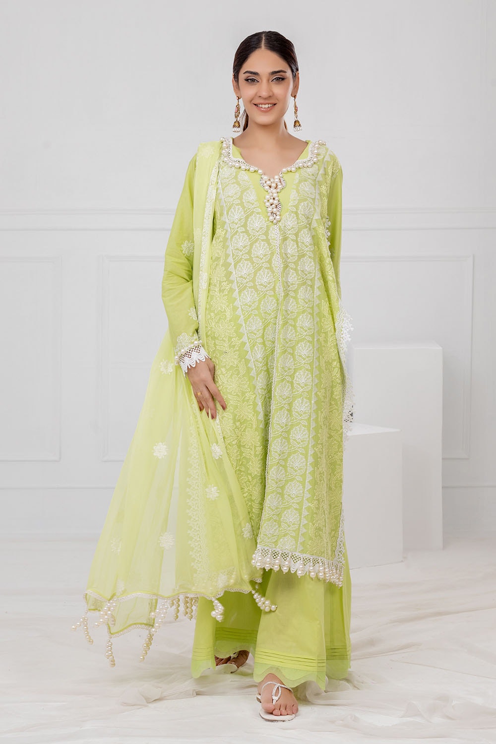 Gul Ahmed | Festive Eid 25 | FE-52142 -  Gul Ahmed Ladies Clothes - Original Designer Dress - House of Maryam