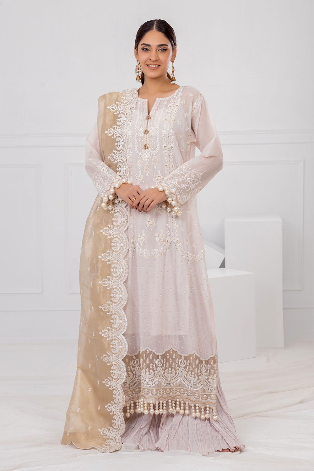 Gul Ahmed | Festive Eid 25 |FE-52144 -  Gul Ahmed Ladies Clothes - Original Designer Dress - House of Maryam
