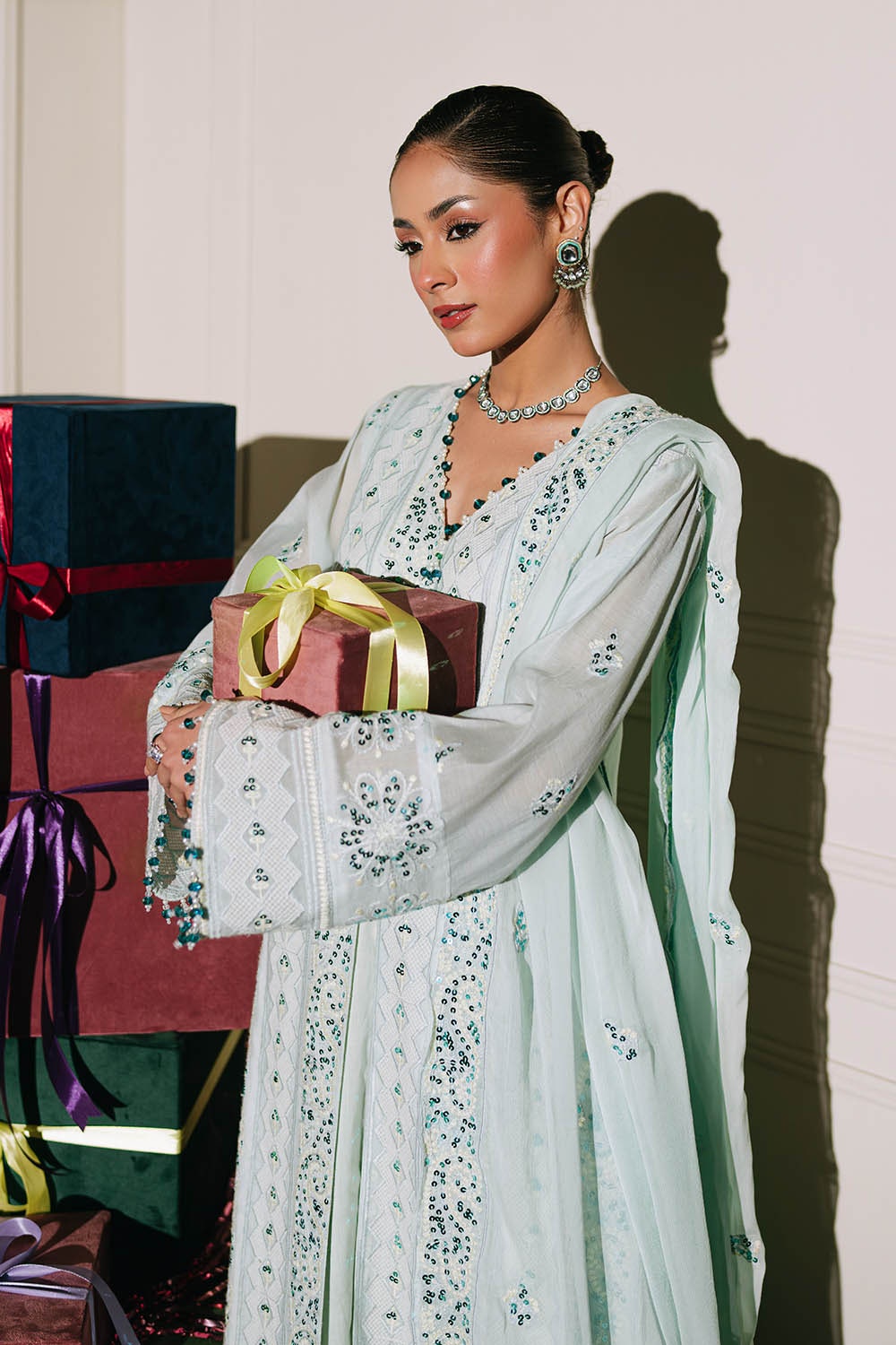 Gul Ahmed | Festive Eid 25 | FE-52153 -  Gul Ahmed Ladies Clothes - Original Designer Dress - House of Maryam