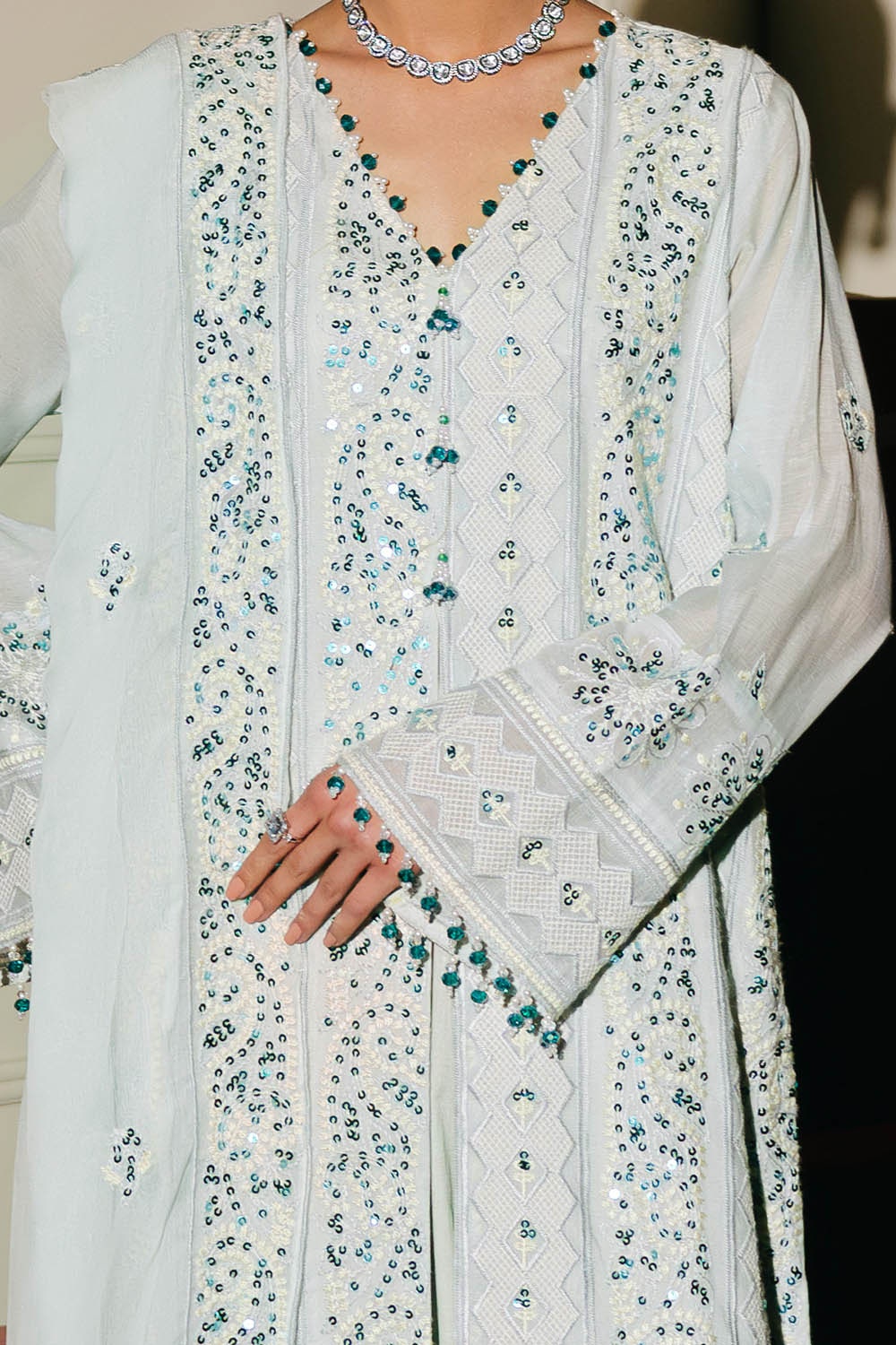 Gul Ahmed | Festive Eid 25 | FE-52153 -  Gul Ahmed Ladies Clothes - Original Designer Dress - House of Maryam