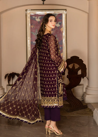 Strawberry | Rimjhim Chiffon Collection | FLS-RJ-004 -  Strawberry Formal - Original Designer Dress - House of Maryam