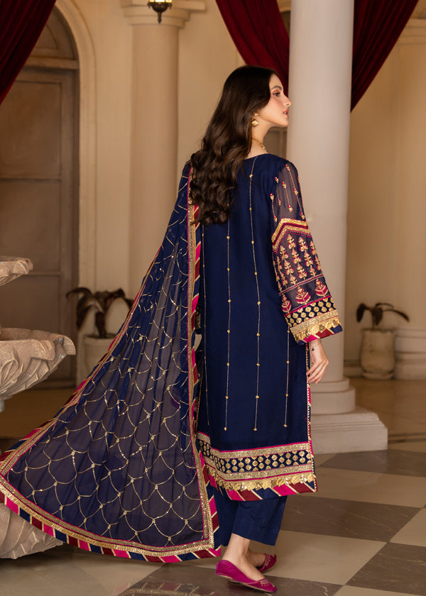 Strawberry | Rimjhim Chiffon Collection | FLS-RJ-005 -  Strawberry Formal - Original Designer Dress - House of Maryam