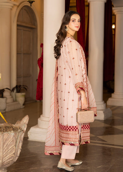 Strawberry | Rimjhim Chiffon Collection | FLS-RJ-006 -  Strawberry Formal - Original Designer Dress - House of Maryam
