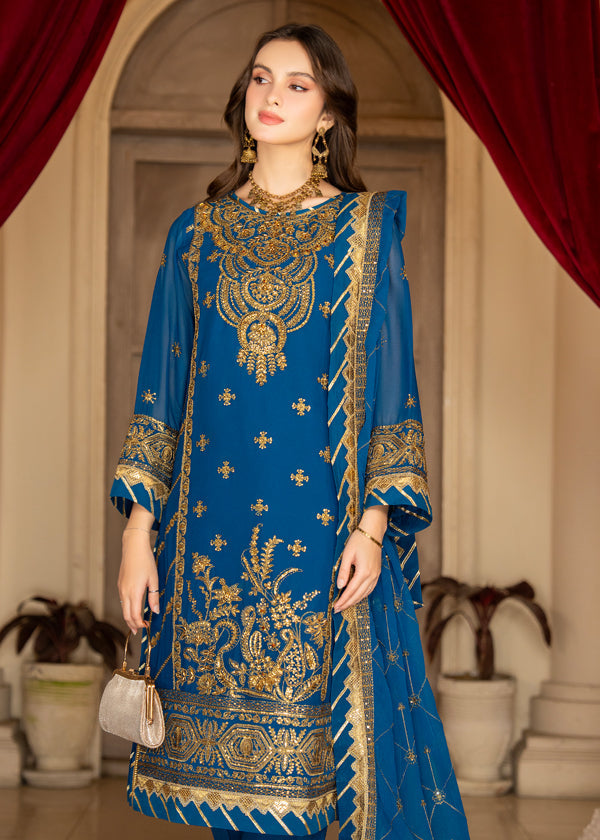 Strawberry | Rimjhim Chiffon Collection | FLS-RJ-010 -  Strawberry Formal - Original Designer Dress - House of Maryam