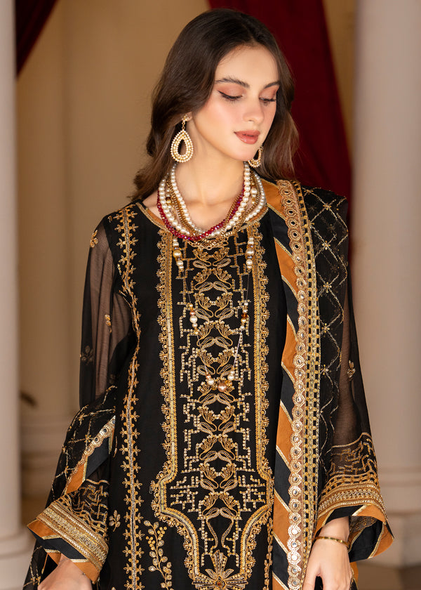 Strawberry | Rimjhim Chiffon Collection | FLS-RJ-001 -  Strawberry Formal - Original Designer Dress - House of Maryam
