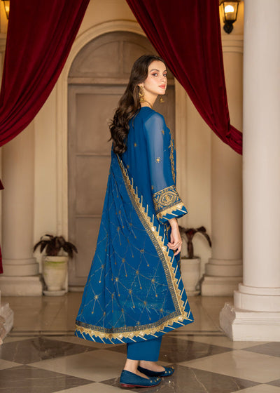 Strawberry | Rimjhim Chiffon Collection | FLS-RJ-010 -  Strawberry Formal - Original Designer Dress - House of Maryam