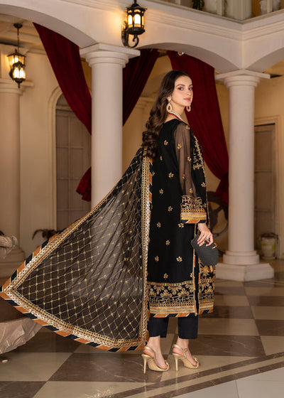 Strawberry | Rimjhim Chiffon Collection | FLS-RJ-001 -  Strawberry Formal - Original Designer Dress - House of Maryam