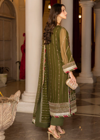 Strawberry | Rimjhim Chiffon Collection | FLS-RJ-002 -  Strawberry Formal - Original Designer Dress - House of Maryam