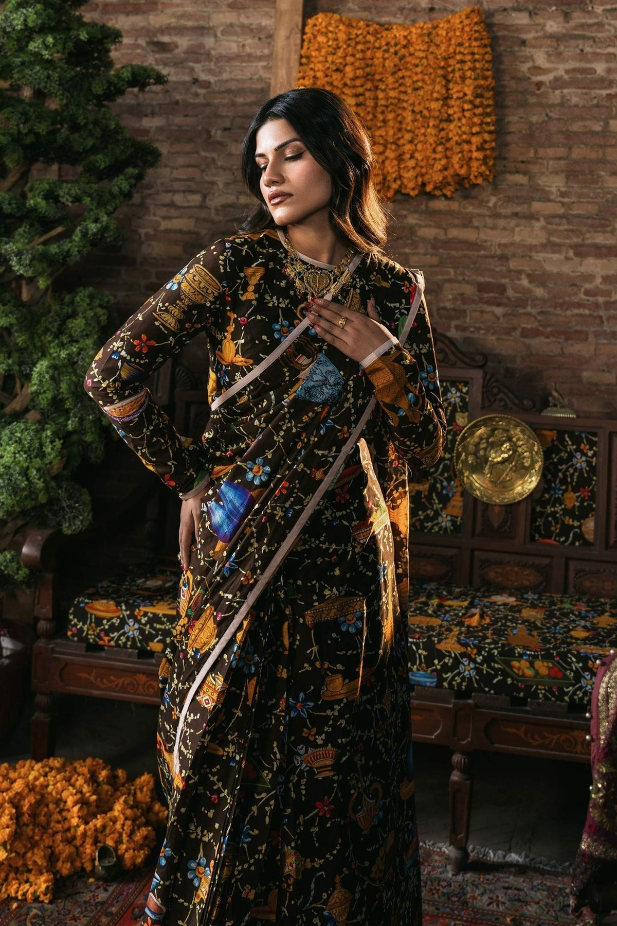 Fahad Hussayn | Lawn Banger | Ferdowi -  Fahad Hussayn Ladies Clothes - Original Designer Dress - House of Maryam