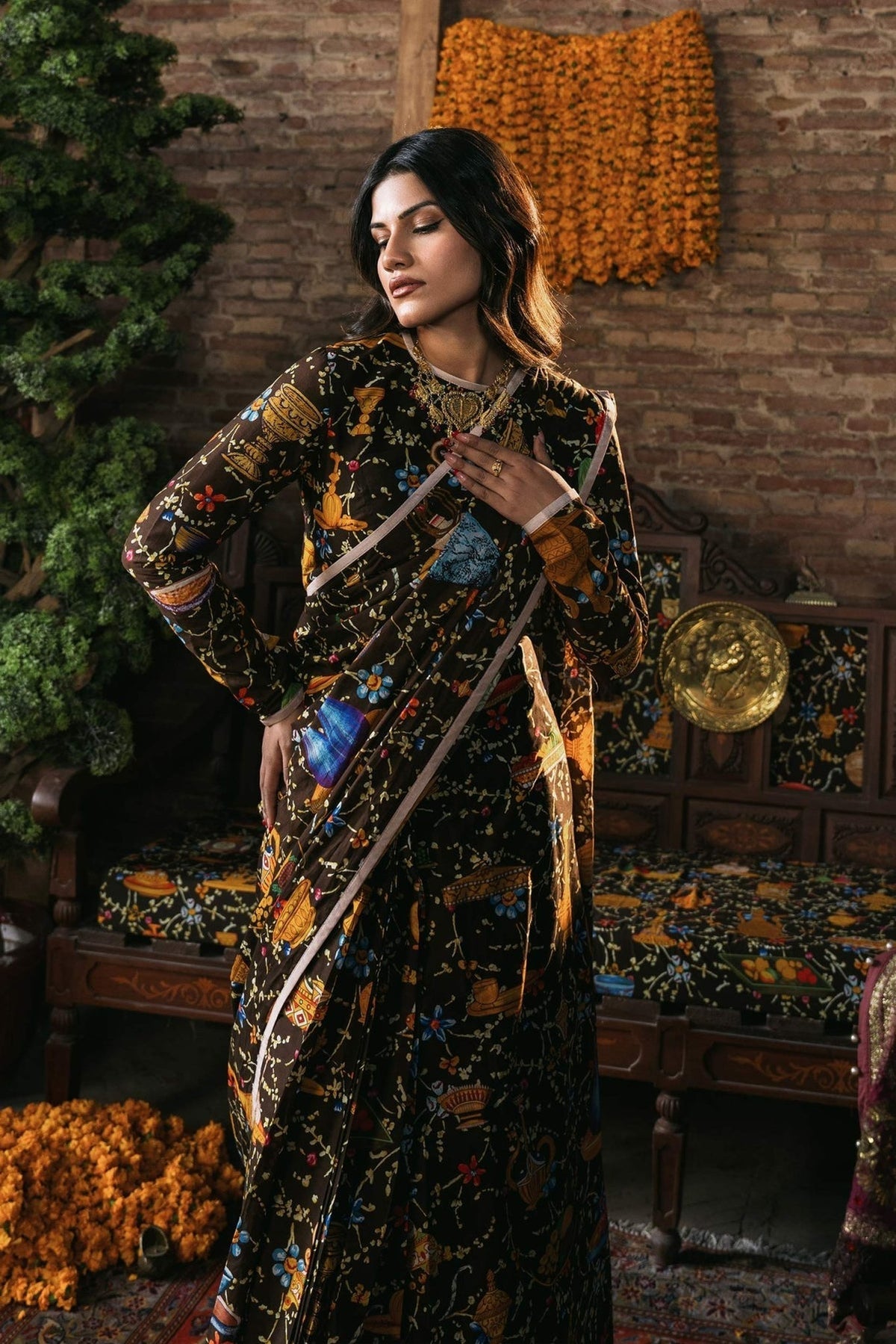 Fahad Hussayn | Lawn Banger | Ferdowi -  Fahad Hussayn Ladies Clothes - Original Designer Dress - House of Maryam