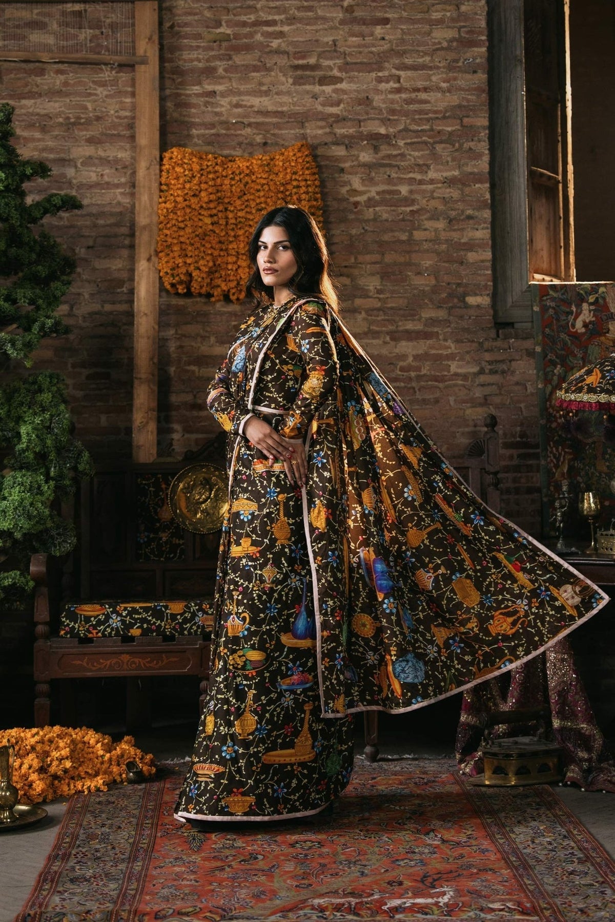 Fahad Hussayn | Lawn Banger | Ferdowi -  Fahad Hussayn Ladies Clothes - Original Designer Dress - House of Maryam