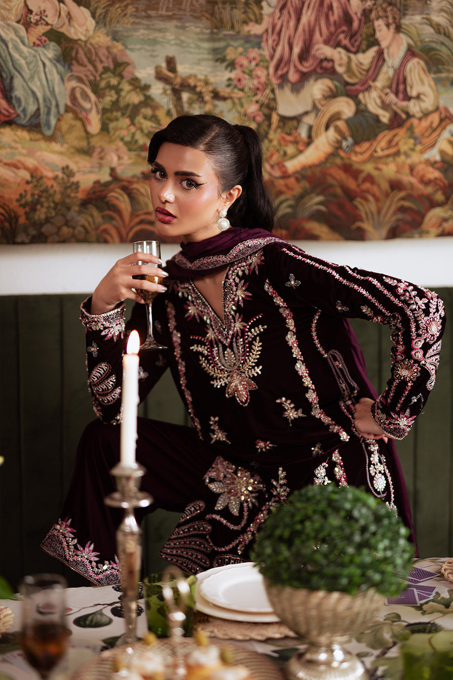 Saira Rizwan | Velvet Pret 25 | SHABNAM-SRVP25-05, image 4
