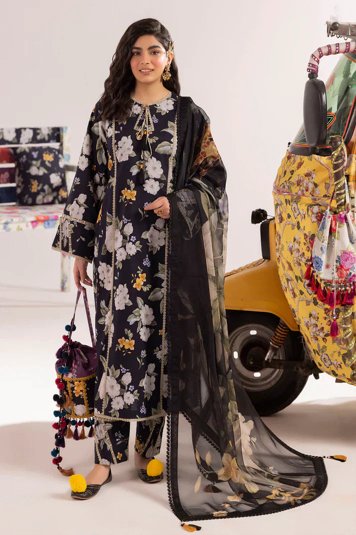 Alizeh | Sheen Lawn Prints 24 | Flora -  Alizeh Luxury - Original Designer Dress - House of Maryam