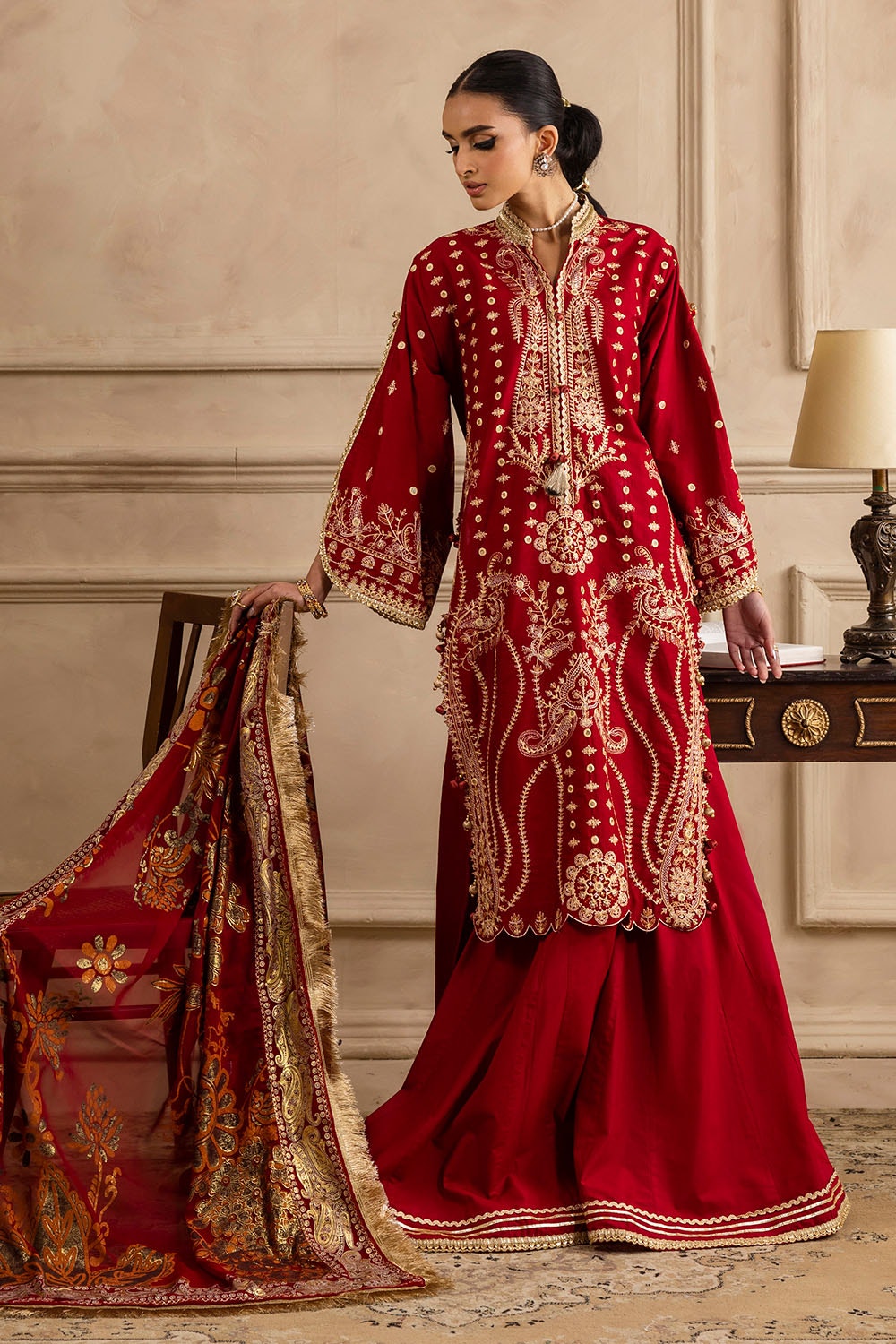 Gul Ahmed | Festive Eid 25 | PM-52044 -  Gul Ahmed Ladies Clothes - Original Designer Dress - House of Maryam