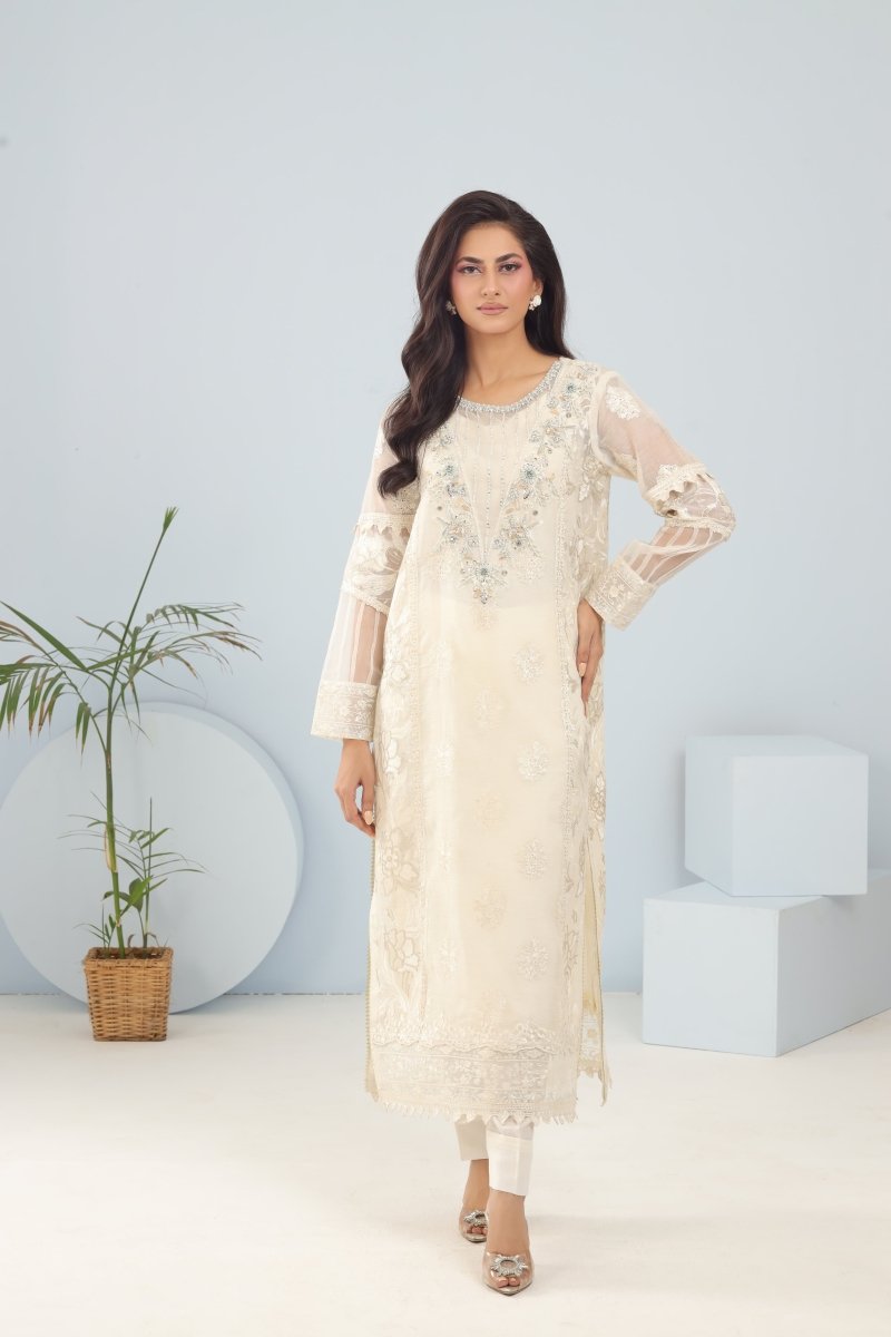 Panache | Pret | Frosty Elegance -  Panache By Mona clothing - Original Designer Dress - House of Maryam