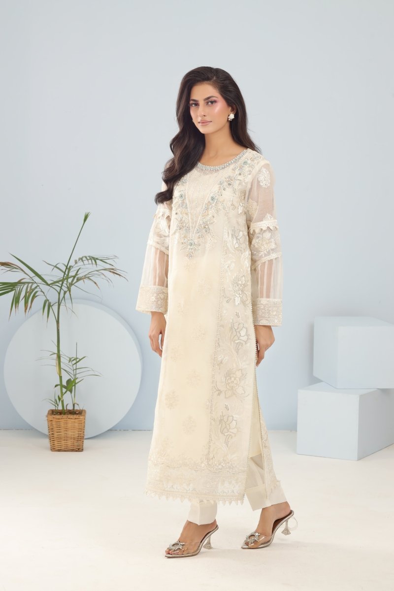 Panache | Pret | Frosty Elegance -  Panache By Mona clothing - Original Designer Dress - House of Maryam