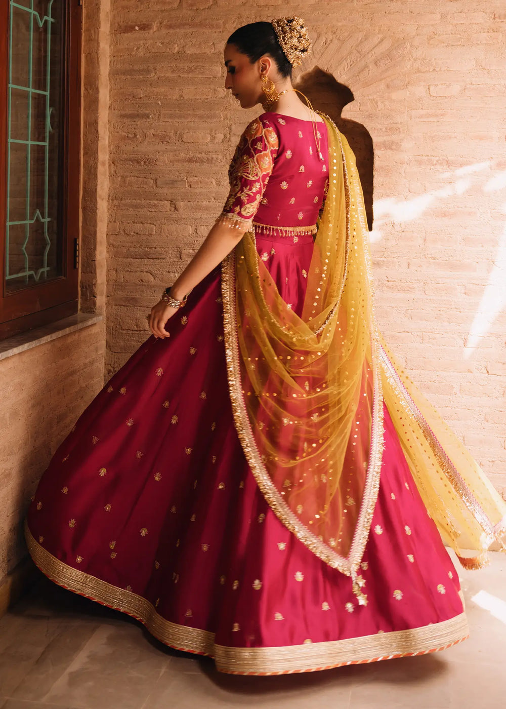 Jeem | Amaltaas Wedding Formals 26 | FUSCHIA ANAYA LEHNGA CHOLI, image 2