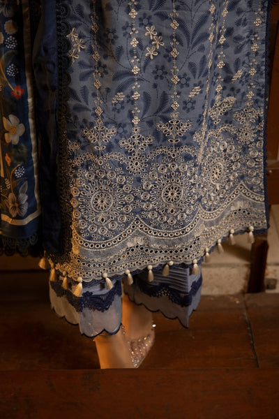 Ittehad | Embroidered Lawn | I-15 -  Ittehad Luxury - Original Designer Dress - House of Maryam