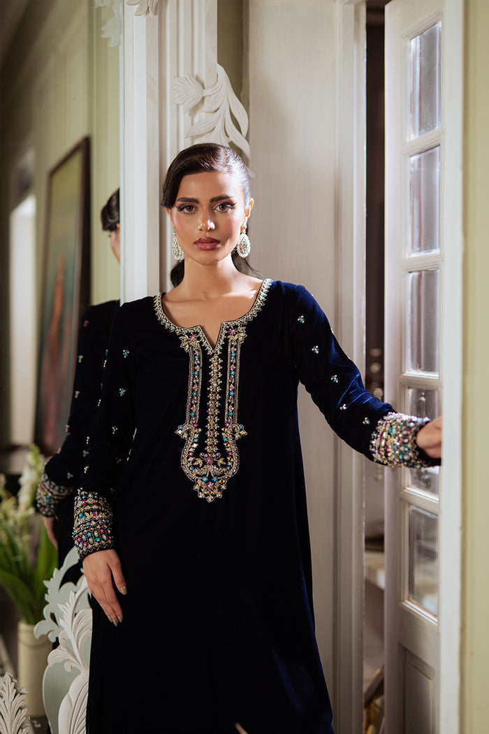 Saira Rizwan | Velvet Pret 25 | ZEHRA-SRVP25-01, image 5