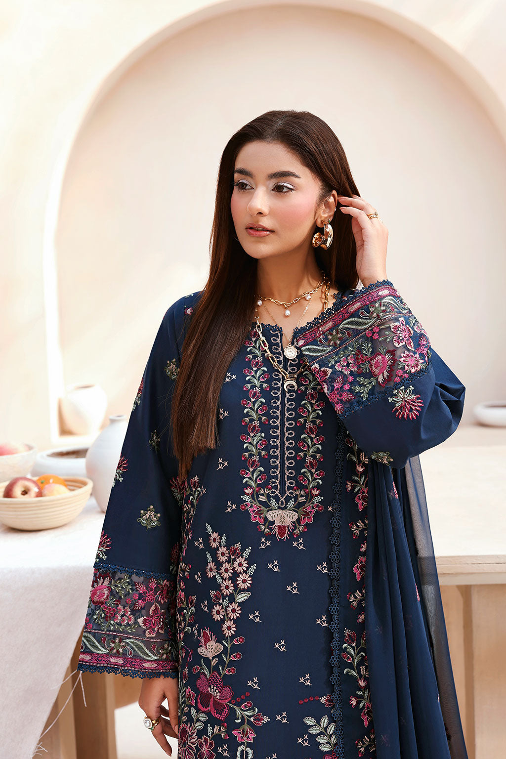 Ramsha | Ghazal Luxury Lawn | G-505, image 4