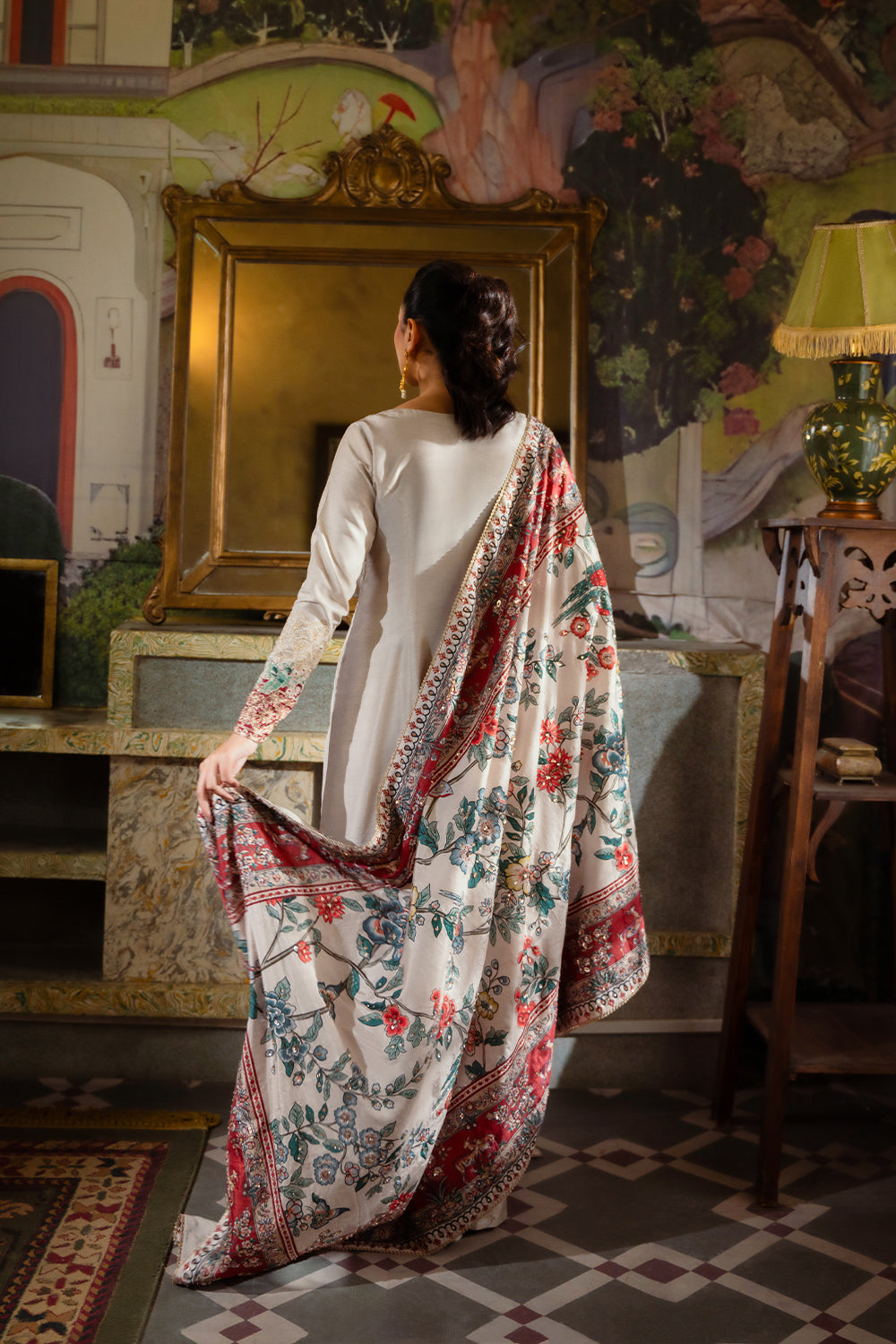 Saira Rizwan | Dahini Silk Pret | DUNE - SRLP01-25 -  Saira Rizwan Ladies Clothes - Original Designer Dress - House of Maryam