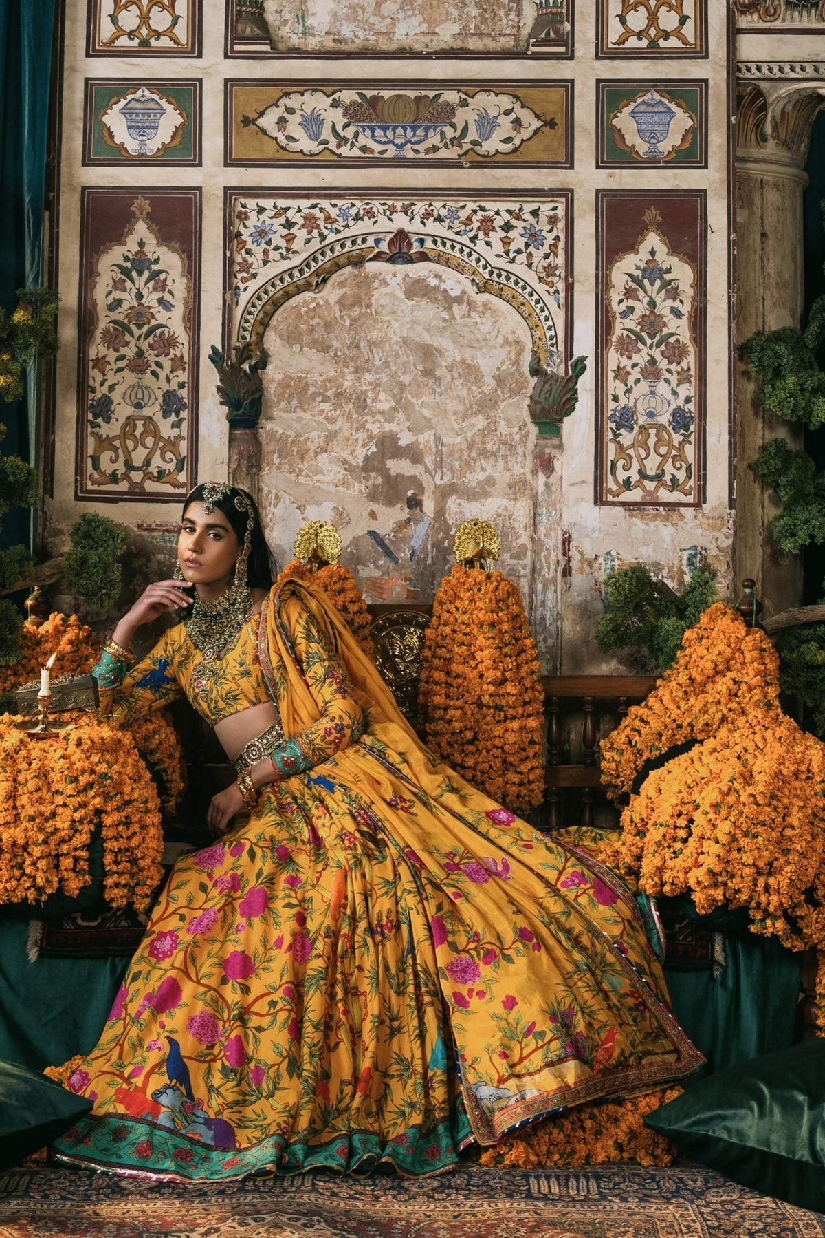 Fahad Hussayn | Lawn Banger | Girwa -  Fahad Hussayn Ladies Clothes - Original Designer Dress - House of Maryam