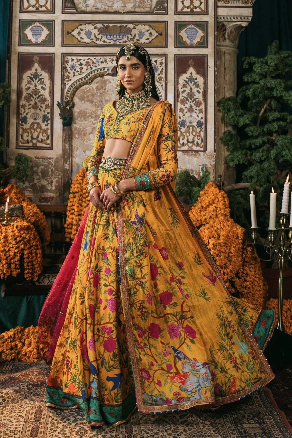 Fahad Hussayn | Lawn Banger | Girwa -  Fahad Hussayn Ladies Clothes - Original Designer Dress - House of Maryam