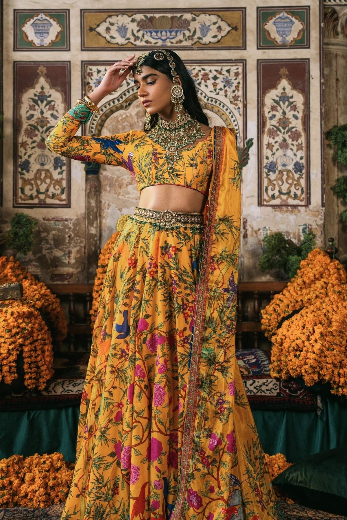 Fahad Hussayn | Lawn Banger | Girwa -  Fahad Hussayn Ladies Clothes - Original Designer Dress - House of Maryam