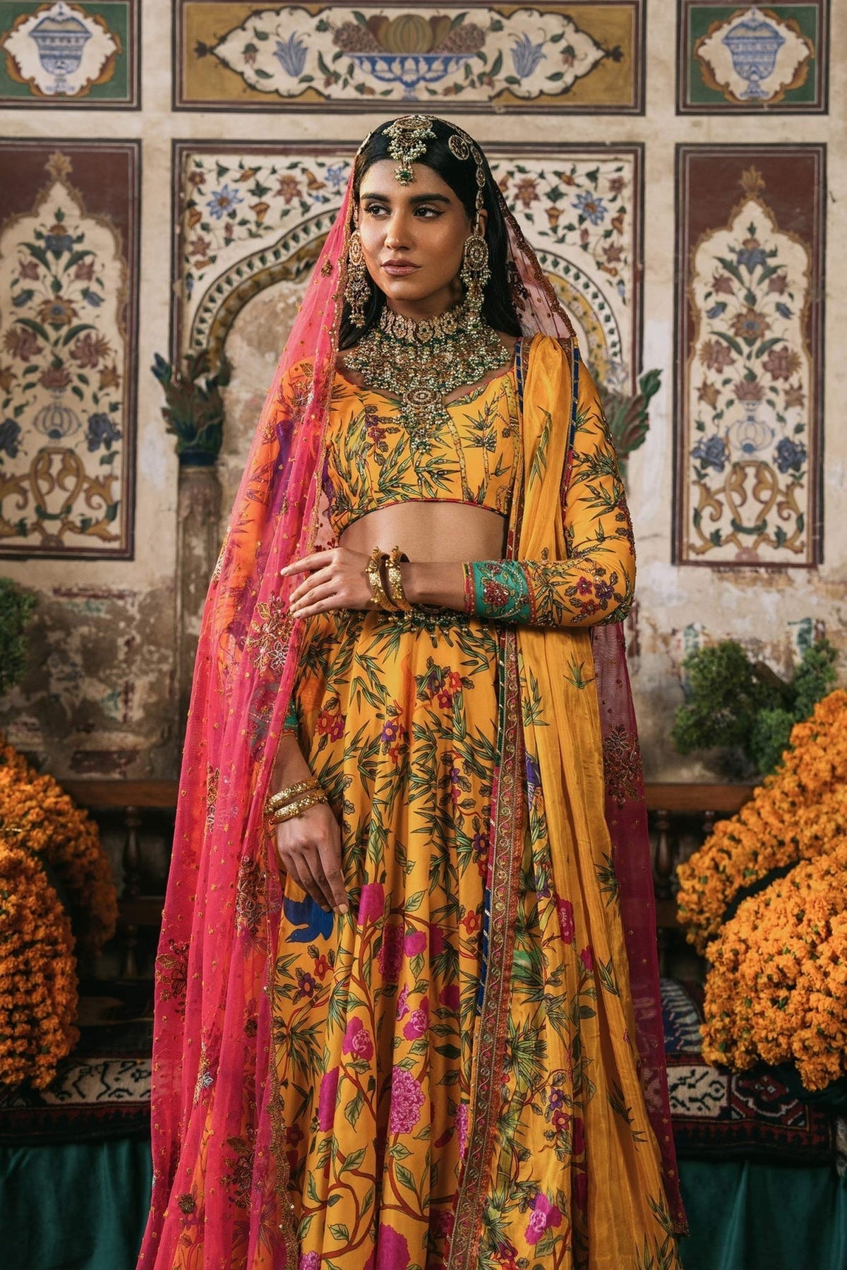 Fahad Hussayn | Lawn Banger | Girwa -  Fahad Hussayn Ladies Clothes - Original Designer Dress - House of Maryam