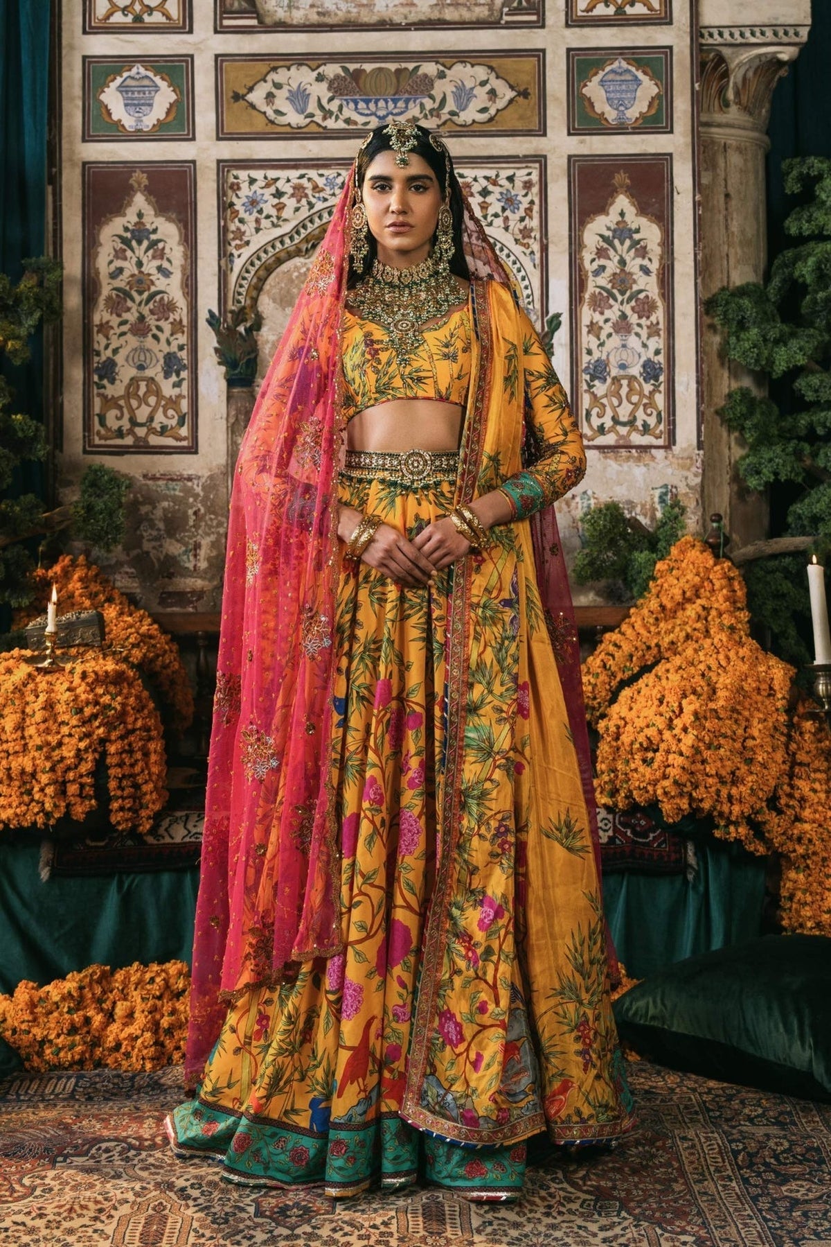 Fahad Hussayn | Lawn Banger | Girwa -  Fahad Hussayn Ladies Clothes - Original Designer Dress - House of Maryam