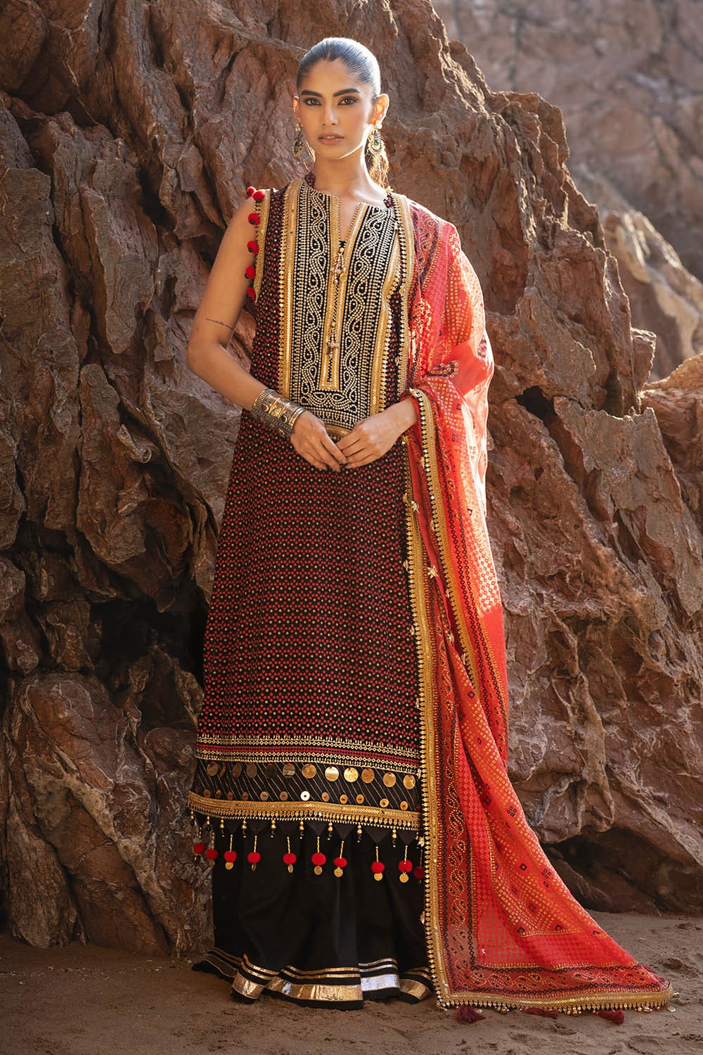 Gul Ahmed | Chunri Lawn 25 | BM-52017 -  Gul Ahmed Ladies Clothes - Original Designer Dress - House of Maryam