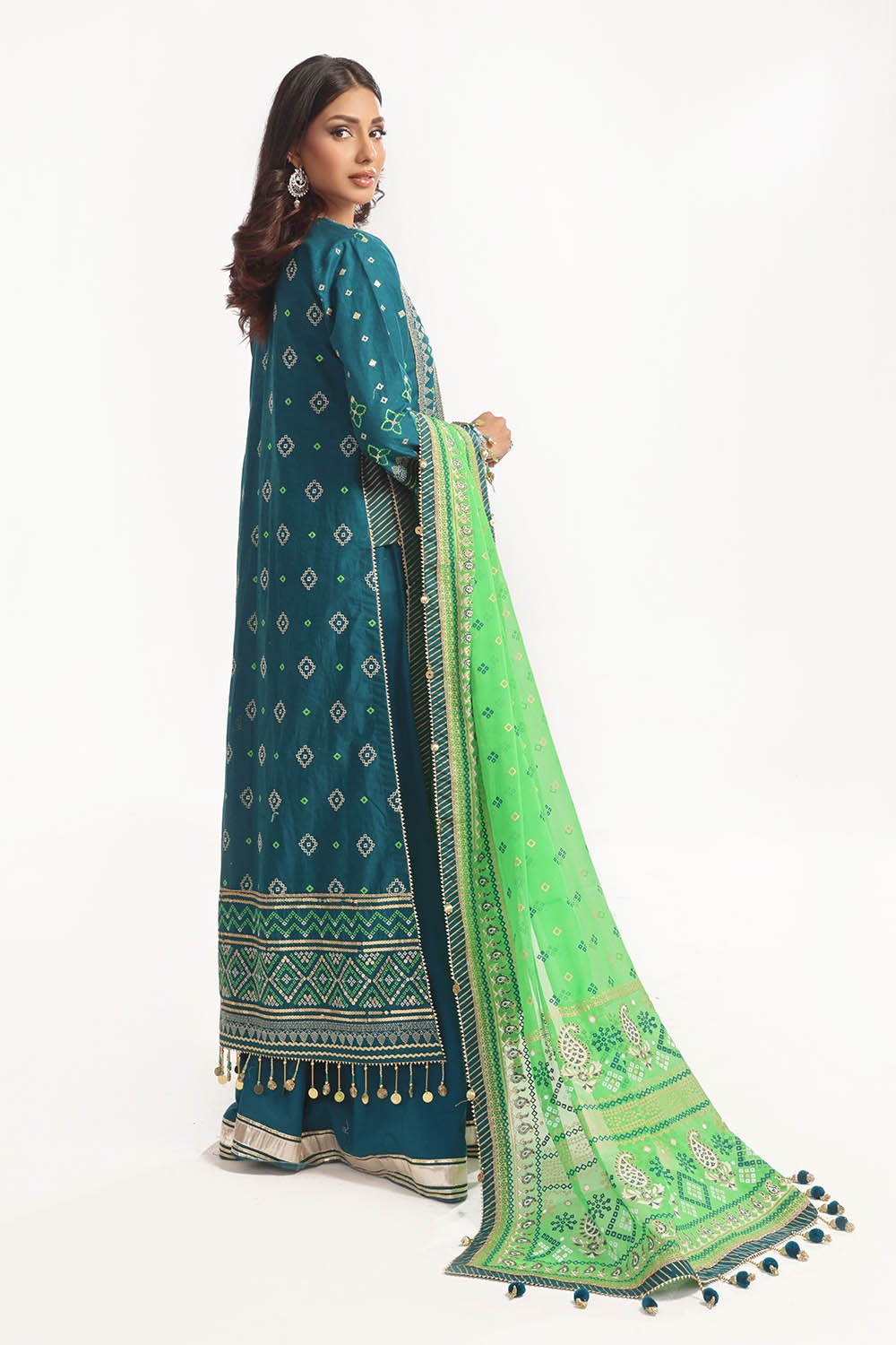Gul Ahmed | Chunri Lawn 25 | BM-52025 -  Gul Ahmed Ladies Clothes - Original Designer Dress - House of Maryam