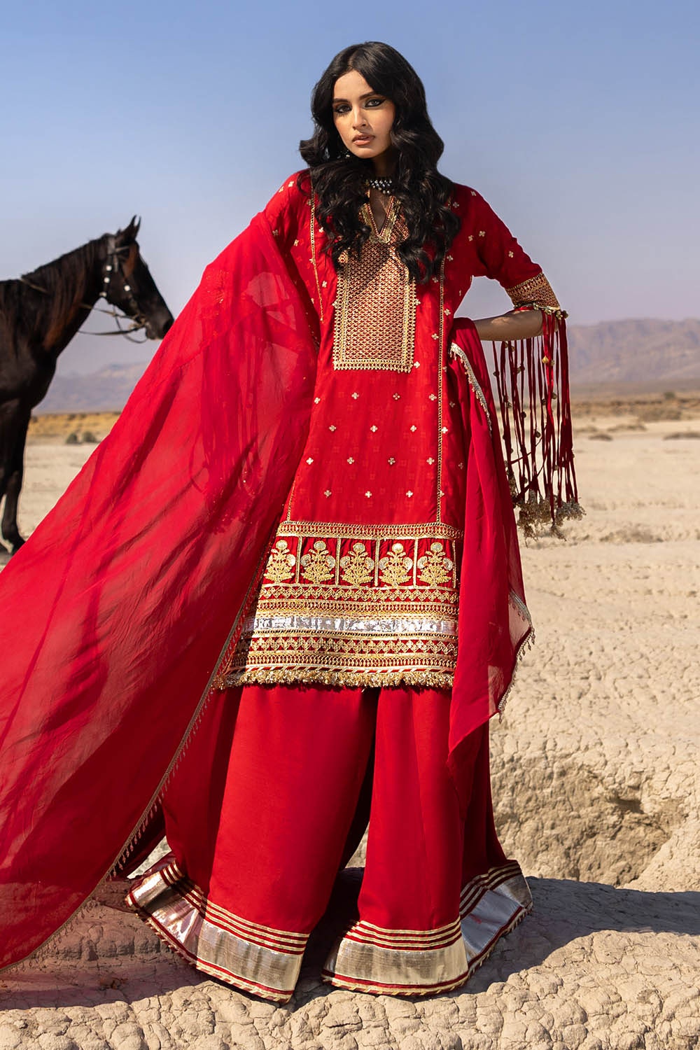 Gul Ahmed | Chunri Lawn 25 | BM-52019 -  Gul Ahmed Ladies Clothes - Original Designer Dress - House of Maryam