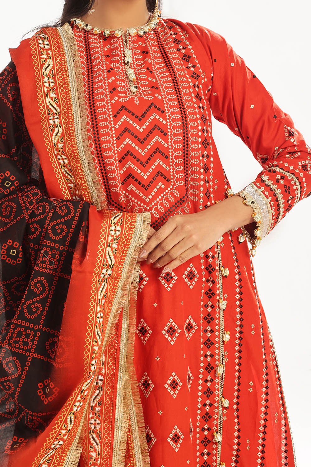 Gul Ahmed | Chunri Lawn 25 | CL-52443 -  Gul Ahmed Ladies Clothes - Original Designer Dress - House of Maryam