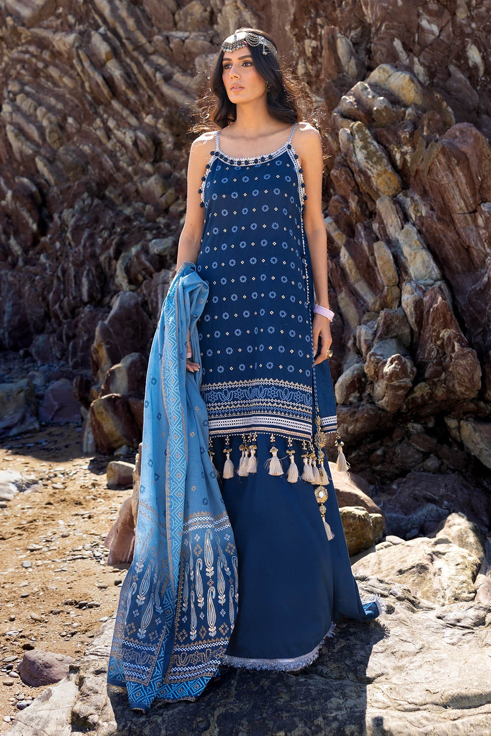 Gul Ahmed | Chunri Lawn 25 | CL-52444 -  Gul Ahmed Ladies Clothes - Original Designer Dress - House of Maryam
