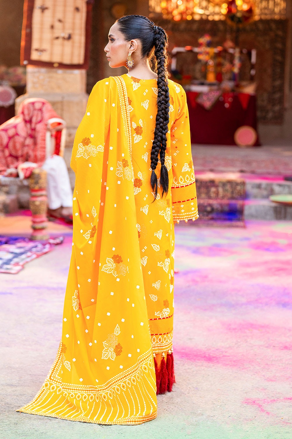 Gul Ahmed | Chunri Lawn 25 | CL-52177 A -  Gul Ahmed Ladies Clothes - Original Designer Dress - House of Maryam