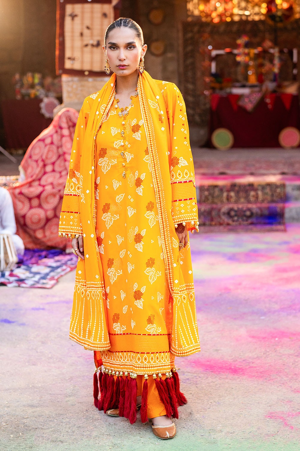 Gul Ahmed | Chunri Lawn 25 | CL-52177 A -  Gul Ahmed Ladies Clothes - Original Designer Dress - House of Maryam